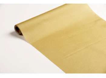 Chemin de table papier rouleau uni or (0 4 x 10 m) Chemin de table papier rouleau
