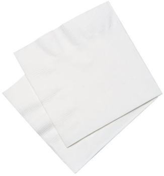 Serviettes éco blanches