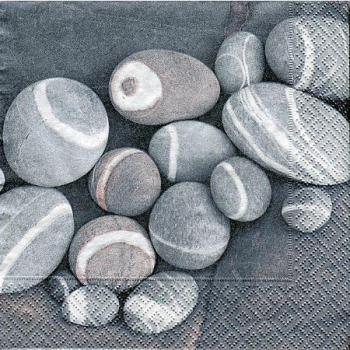 Serviettes en papier Cailloux