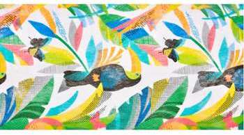 CHEMIN DE TABLE TOUCAN 30CM X 5M CHEMIN DE TABLE TOUCAN 30CM