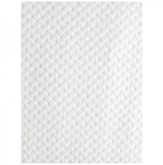 Surnappe jetable en papier 700 x 700 mm blanche
