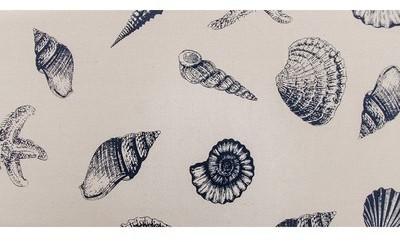 CHEMIN DE TABLE LIN COQUILLAGES 28 CM X 5 M