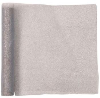 Chemin de table paillette Argent