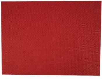 Set de table en papier rouge 30x40 cm
