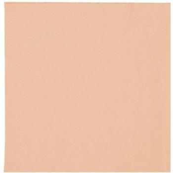 Serviette ouate saumon 2 plis 38x38 cm