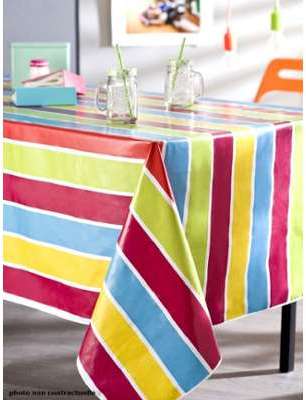 Nappe en toile cirée 140x200 IMPERIA FLUO TONIC
