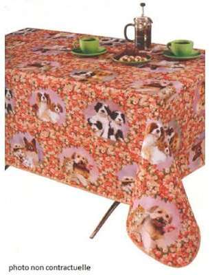 Nappe en toile cirée rectangulaire 140X200 cm CHIE
