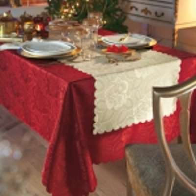 Nappe jacquard damassé