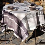 Nappe 100% coton jacquard enduit Teflon antitache