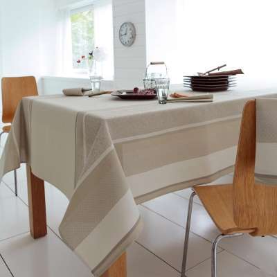 Nappe jacquard enduite