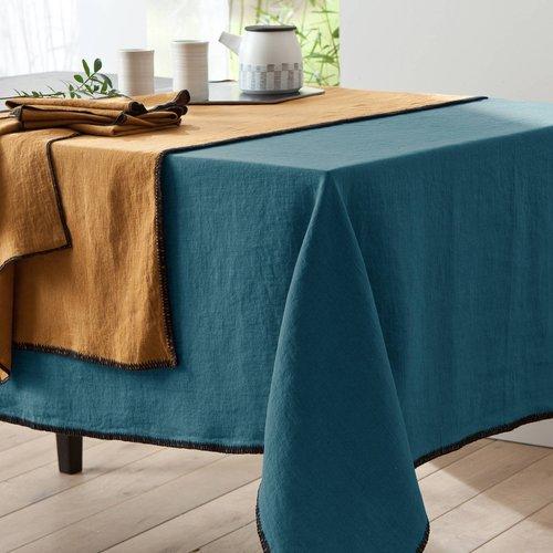 Nappe Lin Lavé Stone Wash Letia Harmony Bleu