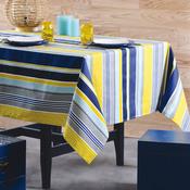 Nappe 100% coton enduit antitache rayure bord de m