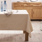 Nappe carrée unie 100% coton enduit traité teflon