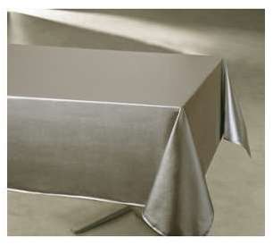 Nappe enduite imperméable rectangulaire unie