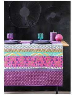 Nappe enduite anti-tache fantaisie