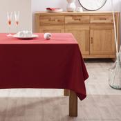 Nappe rectangulaire unie 100% coton enduit traité