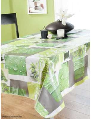 Nappe en toile cirée rectangulaire 140X250 cm ZEN