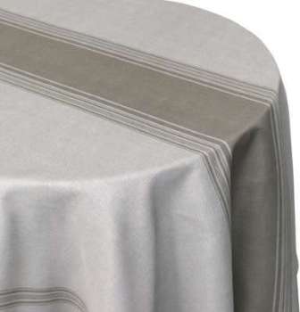 Nappe ovale 180x240 cm imprimée 100 polyester BISTROT Nappe ovale 180x240 cm imprimée