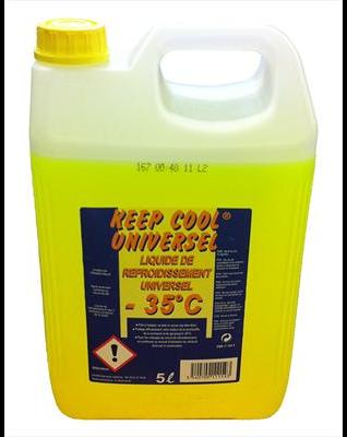 Liquide de refroidissement jaune pour véhicule -35 Liquide de refroidissement