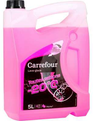 Lave-glace toutes saisons -20 C Carrefour - le bidon Lave-glace toutes saisons