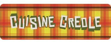 Tapis de cuisine motif cuisine créole 120x40cm
