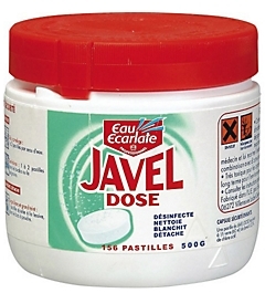 Javel doses - Eau Ecarlate - 156 pastilles