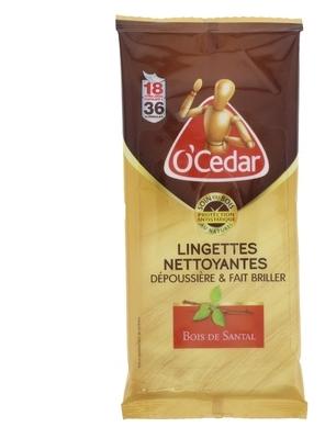 OCEDAR LINGETTES NOURRISSANTES SACHETS X 36