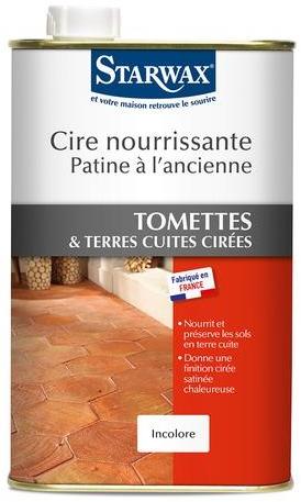 Cire nourrissante tomettes et terres cuites Incol