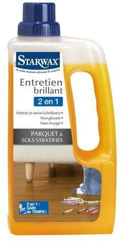 Entretien brillant parquet et sols stratifiés 1L.