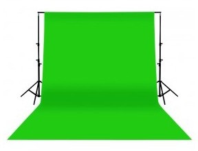 Toile de fond verte 3x3 m