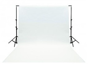 Toile de fond blanche 3x3 m
