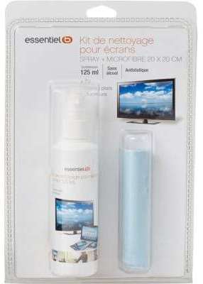 Kit de nettoyage Essentielb spray 125ml micro fibre Kit de nettoyage Essentielb