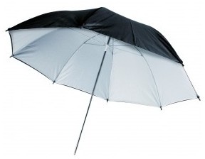 Parapluie 36´´ noir/blanc