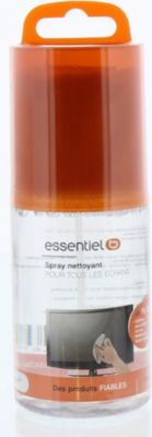 Spray Essentielb gel nettoyant + micro fibre pour