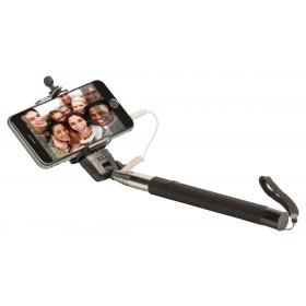 Bâton pour selfie extensible avec obturateur, poig