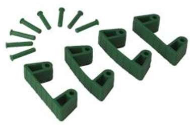 1019 - Clips caoutchouc (par 4) pour supports 1017 1019 - Clips caoutchouc (par