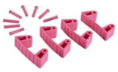 1019 - Clips caoutchouc (par 4) pour supports 1017 1019 - Clips caoutchouc (par