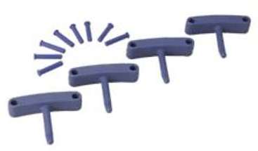 1016 - Crochets (par 4) pour supports 1017 et 1018 1016 - Crochets (par 4) pour