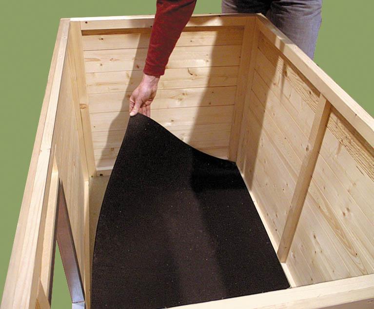 Tapis de sol pour niche Confort medium