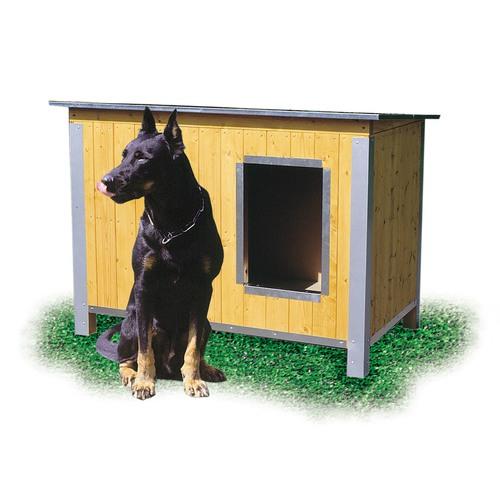 Niche Confort bois isolée, toit incliné medium