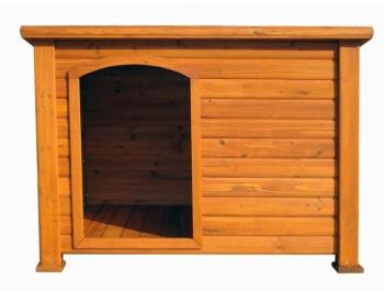 Niche chien toit plat pour chiens petits et moyens