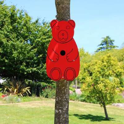 Nichoir Ours rouge (Entrée du Nichoir:Ø 32 mm )