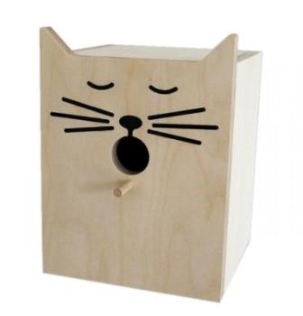 Nichoir oiseaux Chat
