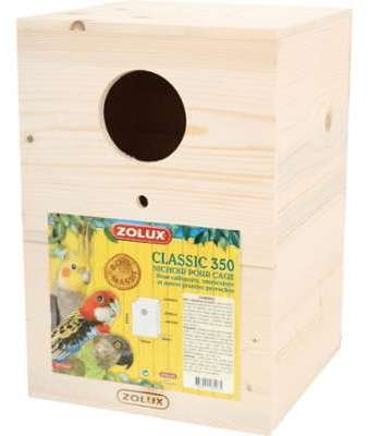 Nichoir bois pour grandes perruches, calopsittes e
