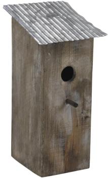 Nichoir oiseau toit zinc