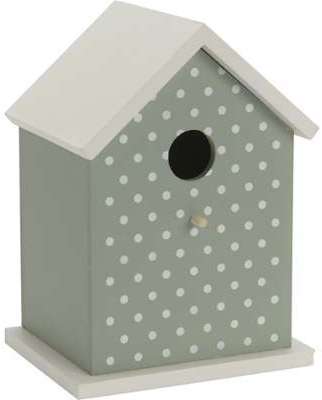 Nichoir déco à pois pour oiseaux