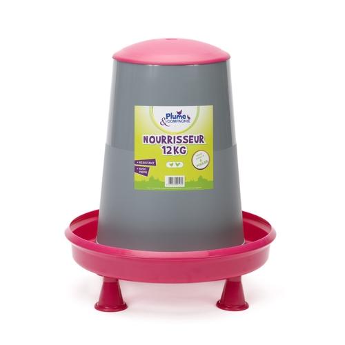 Mangeoire sur pieds en plastique 12 kg