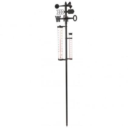 Station météo de jardin 4 en 1