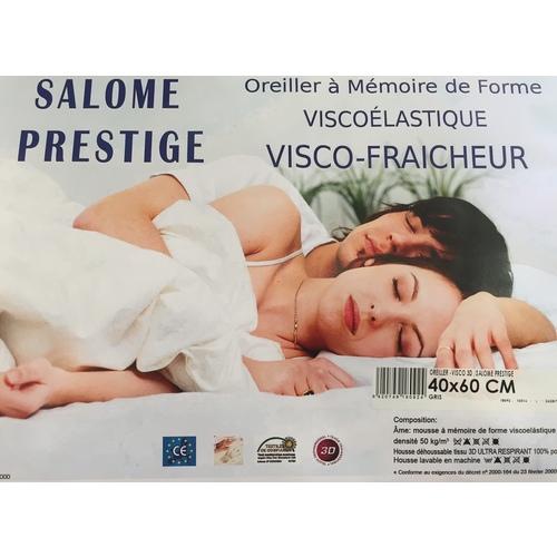 Salomé Prestige Oreiller à mémoire de forme viscoé