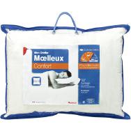 Oreiller Moelleux rectangulaire AUCHAN Couleur Bla
